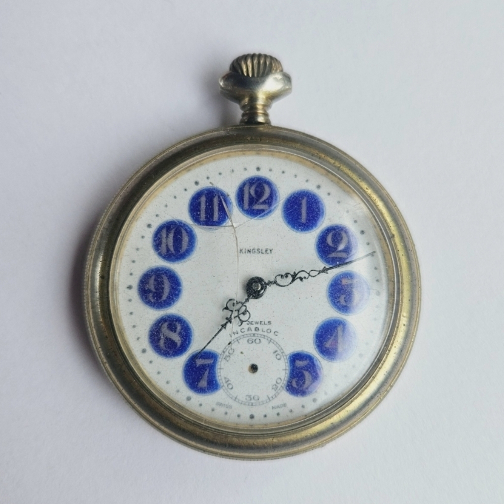 Vintage Kingsley Arnex Swiss Made Pocket Watch - Picture 2 of 14